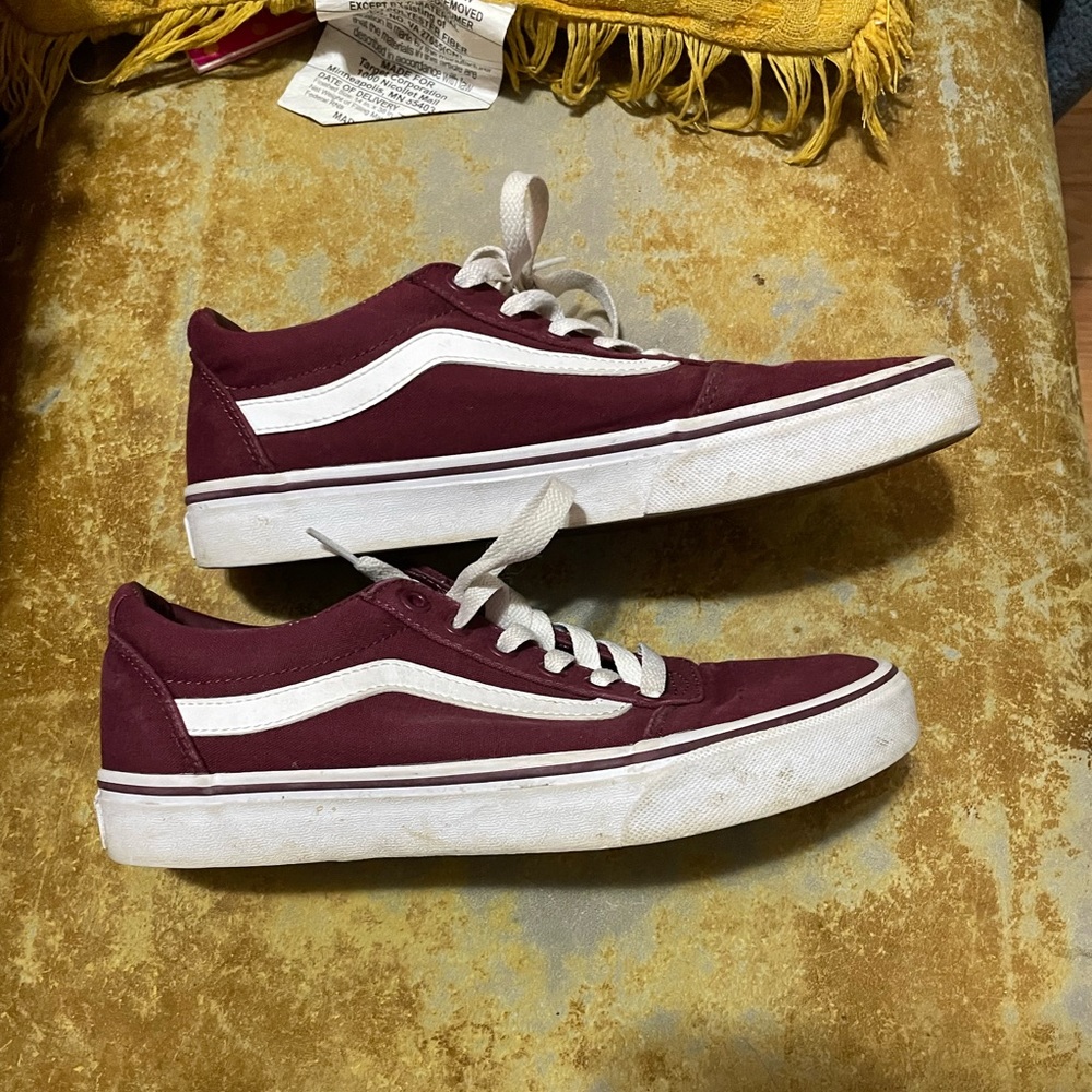 Burgundy 8.5 Vans